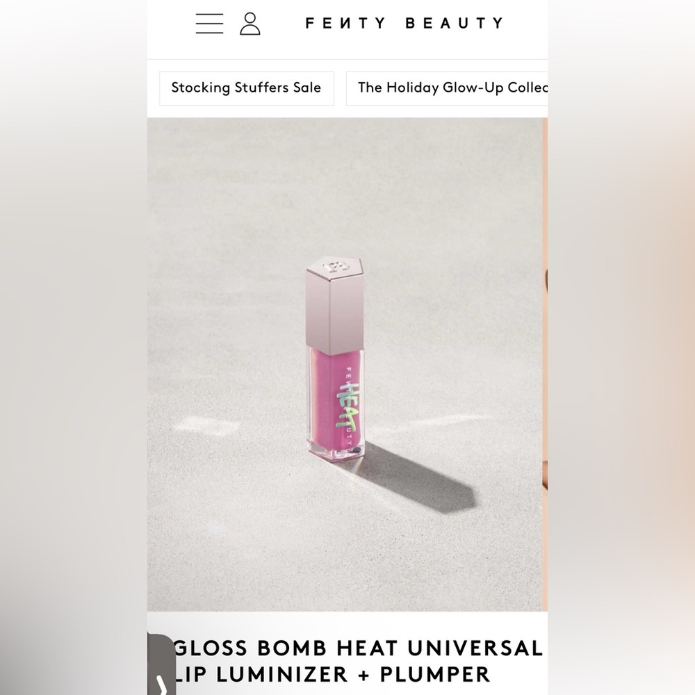 NIB Fenty Beauty Gloss Bomb Heat in Shade Lavender Savage - Picture 2 of 4